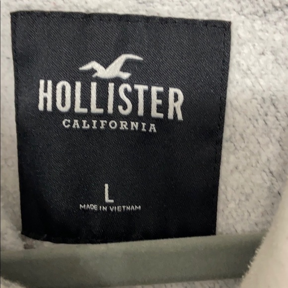 Hollister Mens 2 tone heavy hoodie - Picture 3 of 4